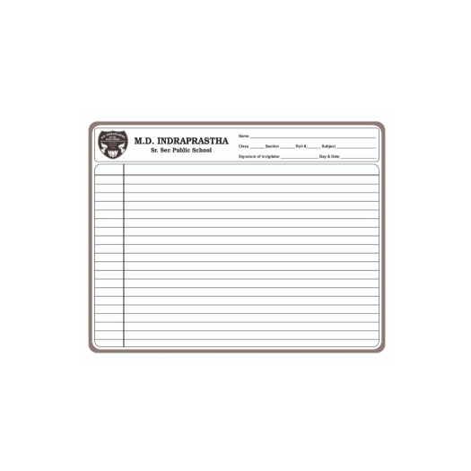 Question Papers & Answer Sheets (Confidential Printing)