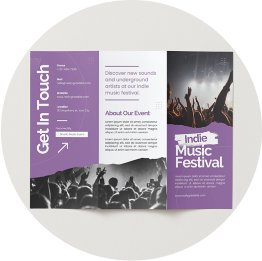 Show Programs, Brochures & Merch Tags